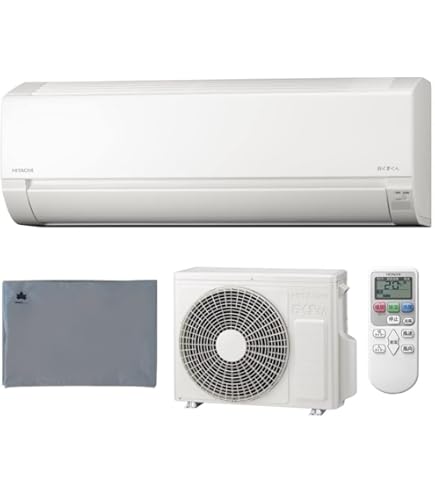 日立エアコン② Amazon | 日立 エアコン 8畳 2.8kW RAS-F25RM(W)/SET 白くまくん